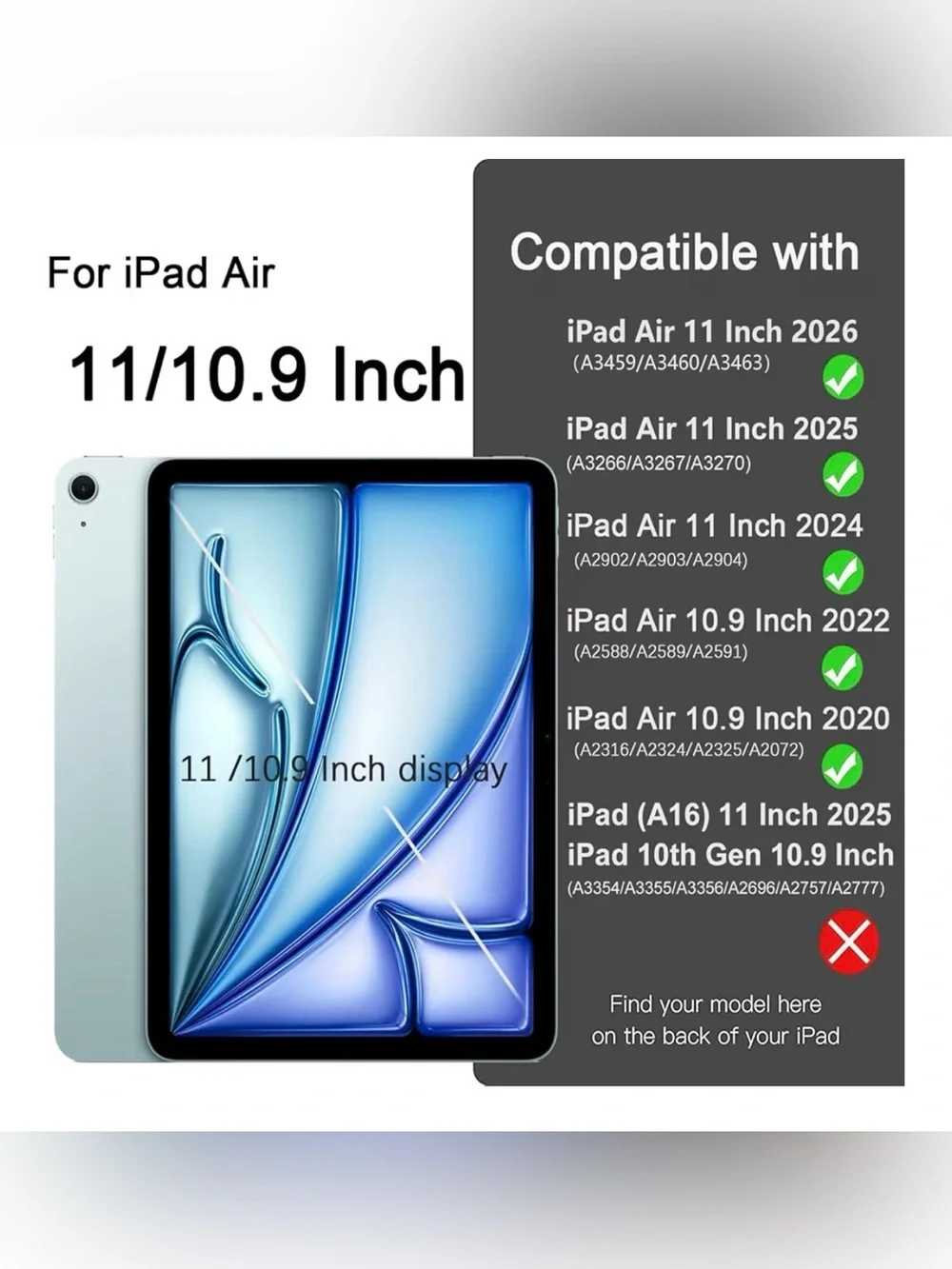11 inch iPad Case - Matcha Green